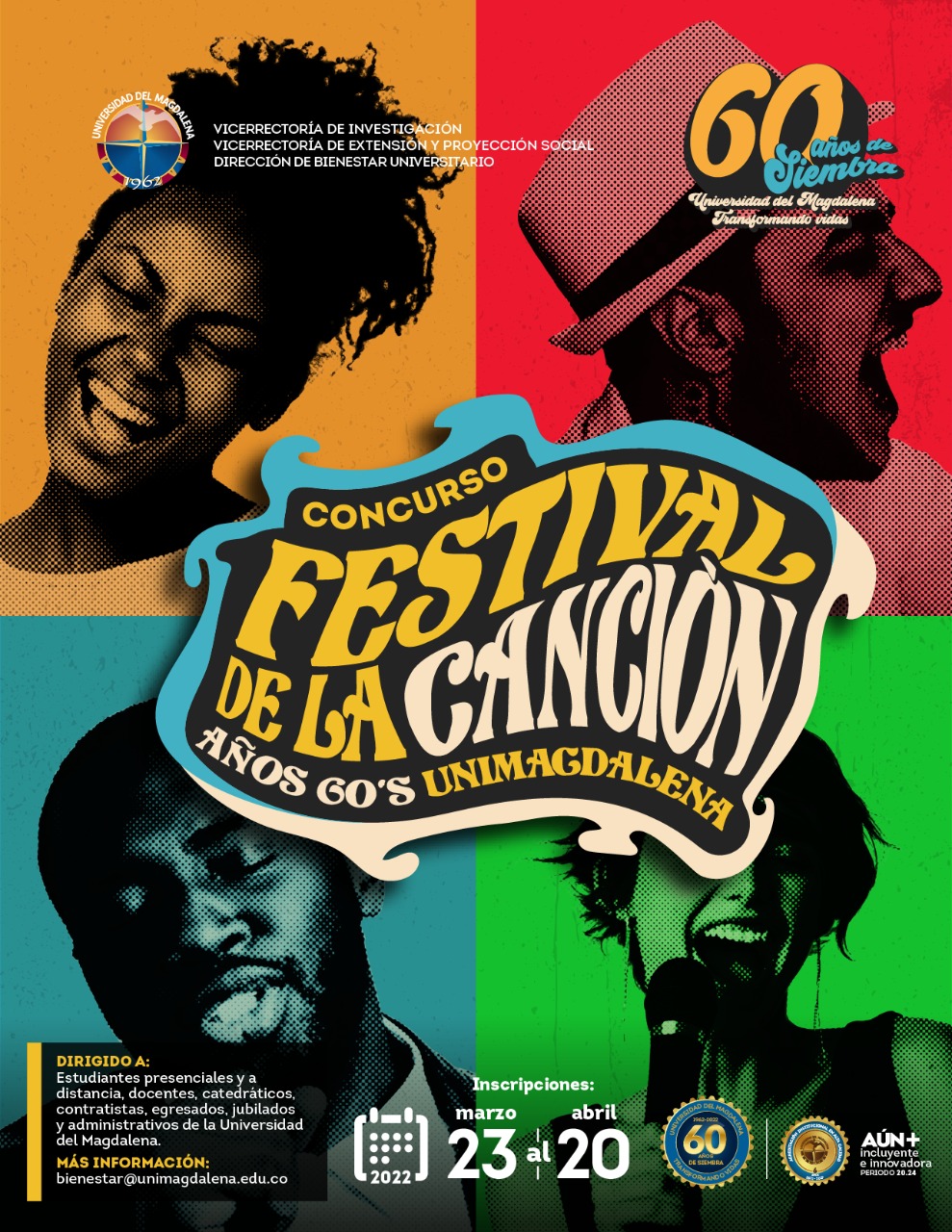 Festival de la Canción años 60´s UNIMAGDALENA