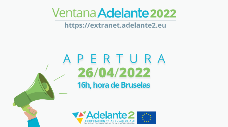 Convocatoria Ventana ADELANTE de Cooperación Triangular Unión Europea - América Latina y el Caribe 2022