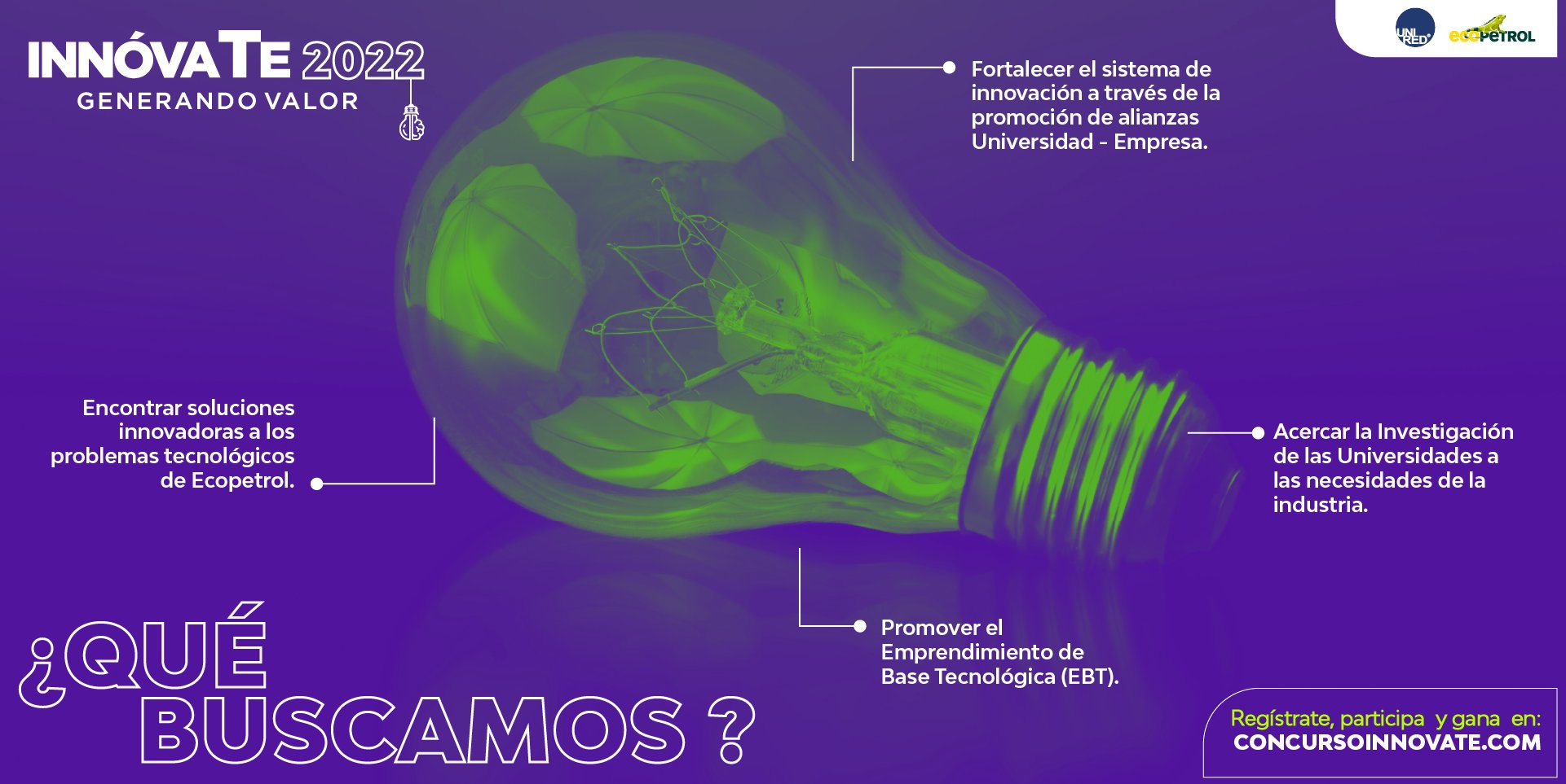 Concurso Innóvate Generando Valor 2022 "aceite de cocina usado "  (Ecopetrol)