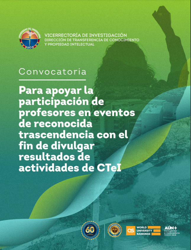 Convocatoria para apoyar la participación de profesores en eventos de reconocida trascendencia