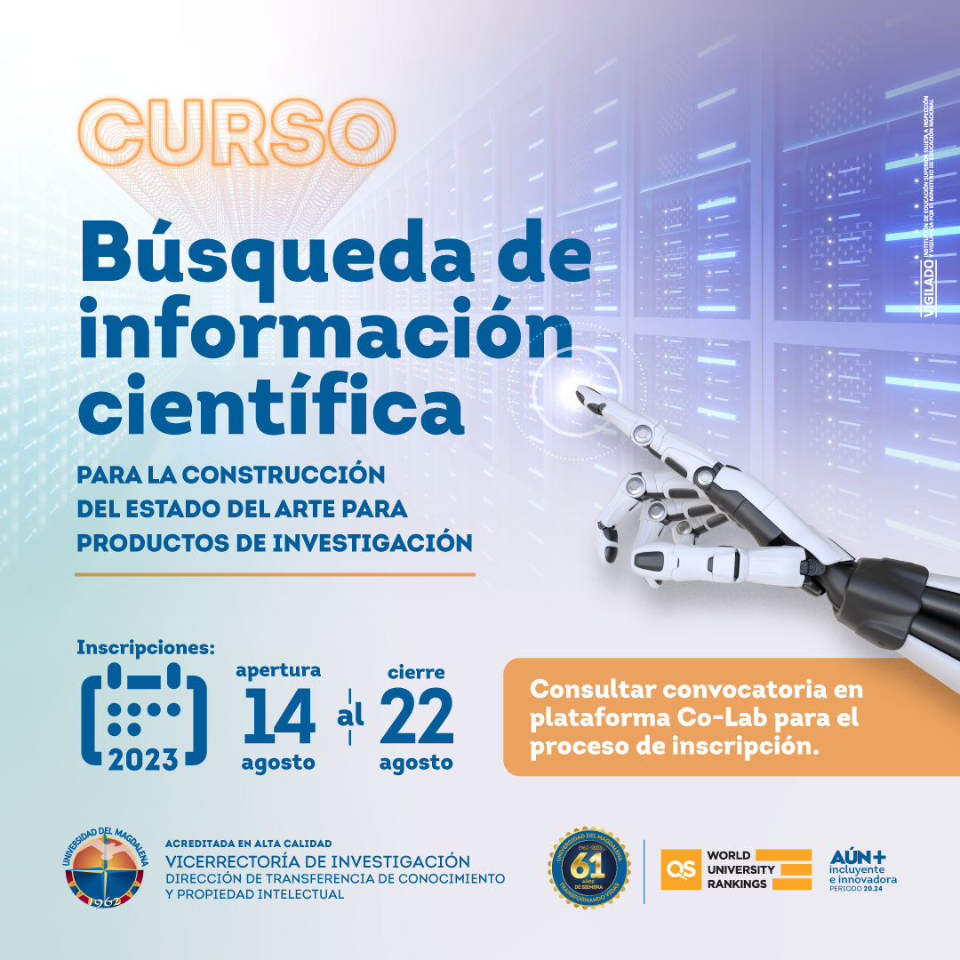Listado Preliminar de Seleccionados - Curso: Búsqueda de información Científica para la Construcción del Estado del Arte para productos de Investigación